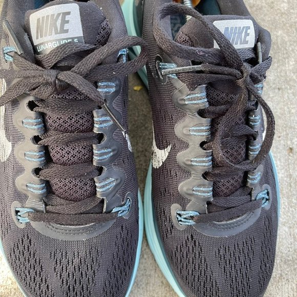 Nike Lunarglide + 5 Running training walking gym shoes 599395-011 - Picture 4 of 12
